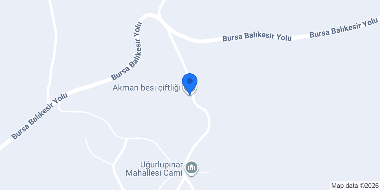 Akman besi çiftliği konumu