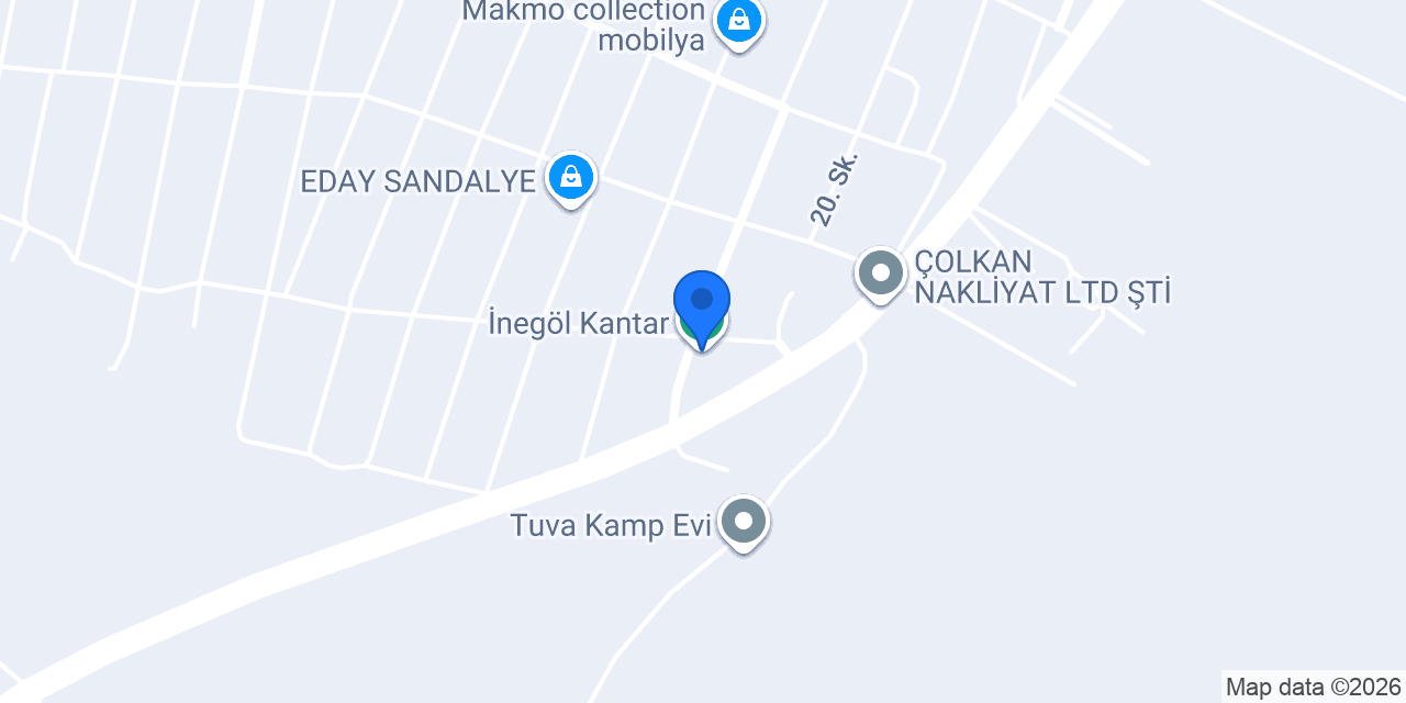 İnegöl Kantar konumu
