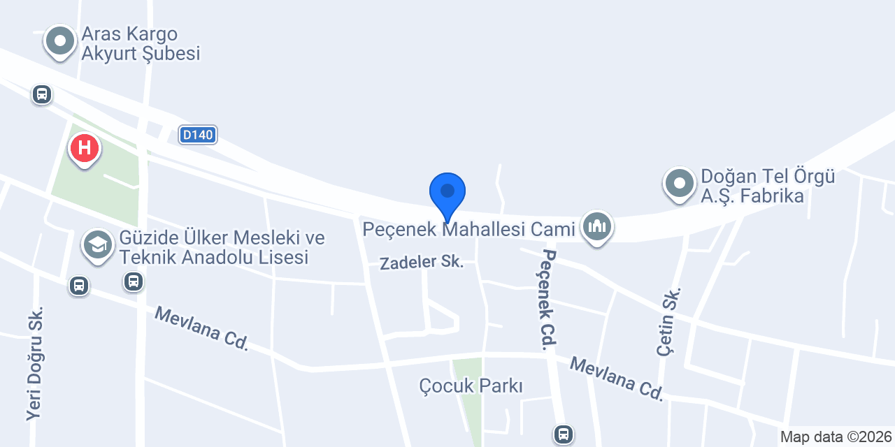 Samet Oto Lastik konumu