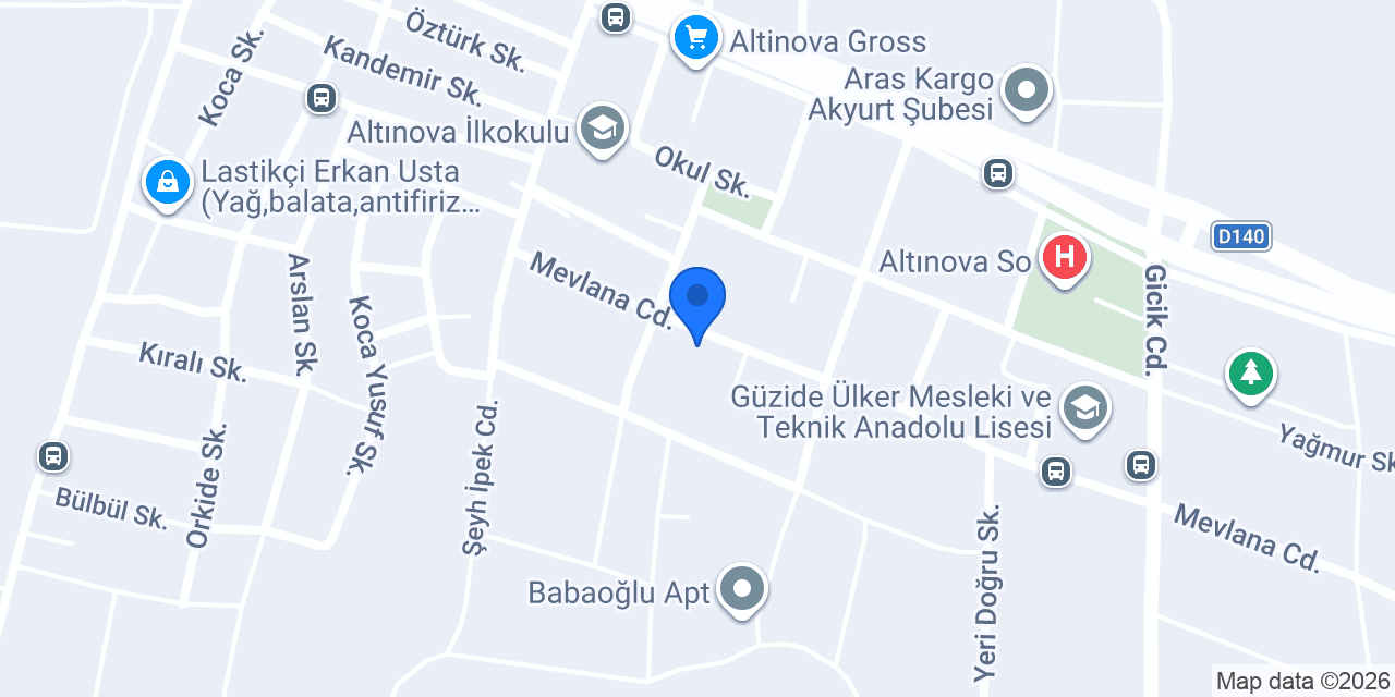 uludag yapı market konumu