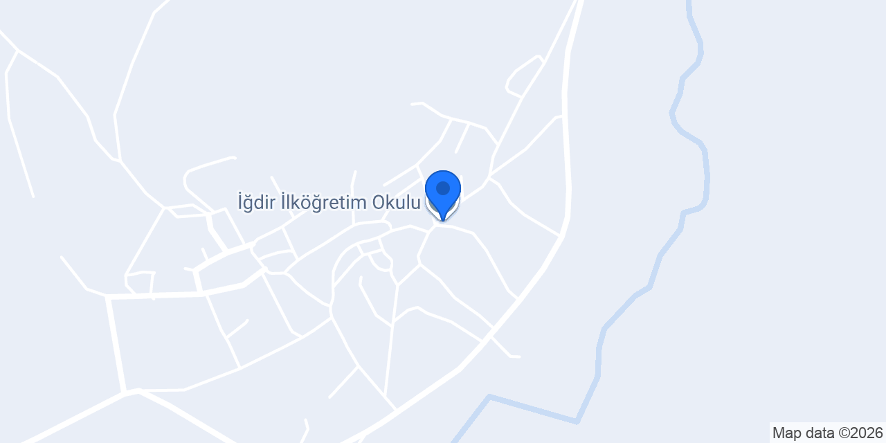 İğdir İlköğretim Okulu konumu