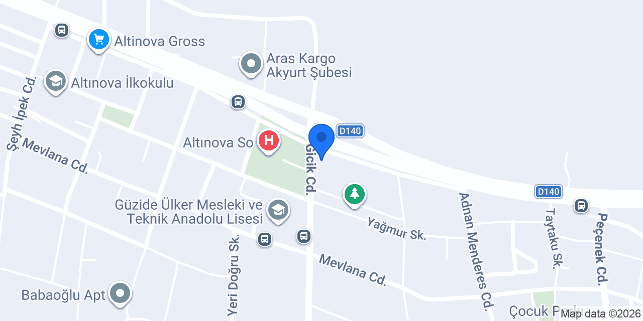 Milat Havacılık konumu