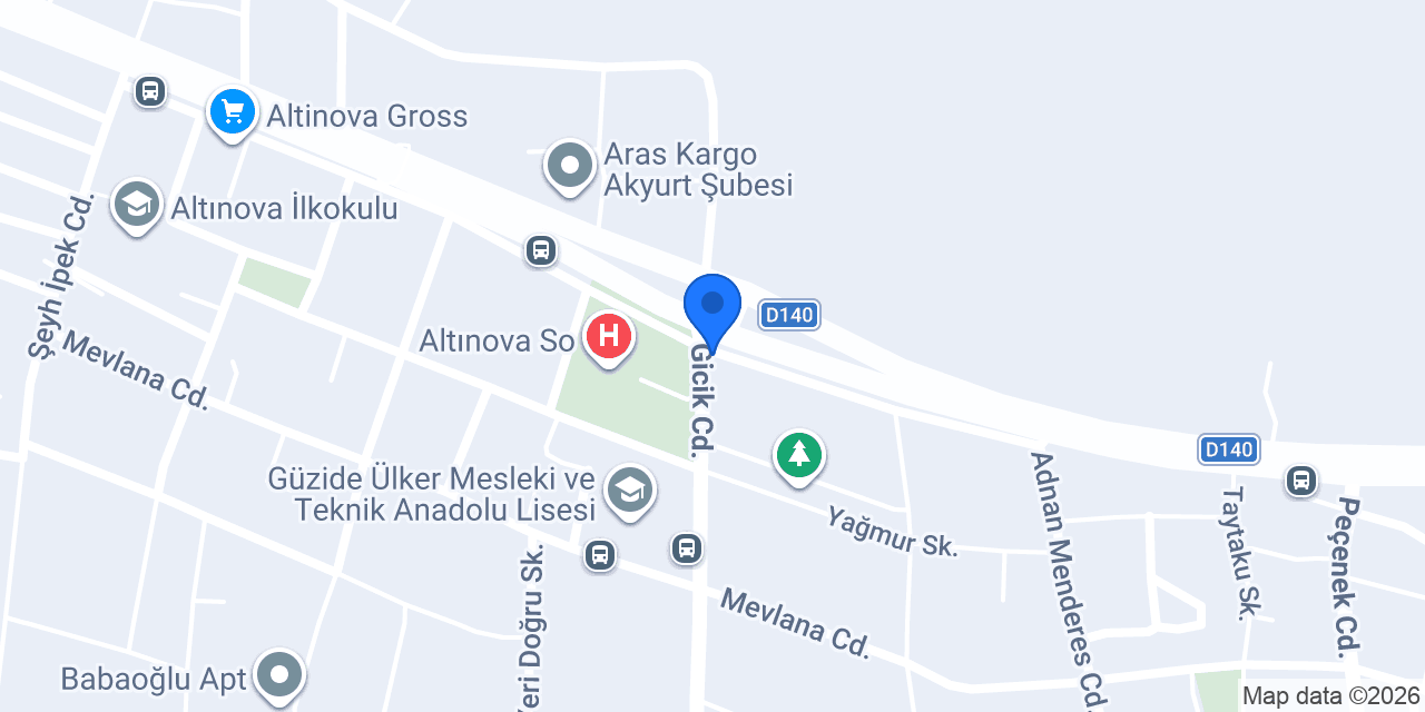 AK HIRDAVAT YAPI MALZEMELERİ konumu