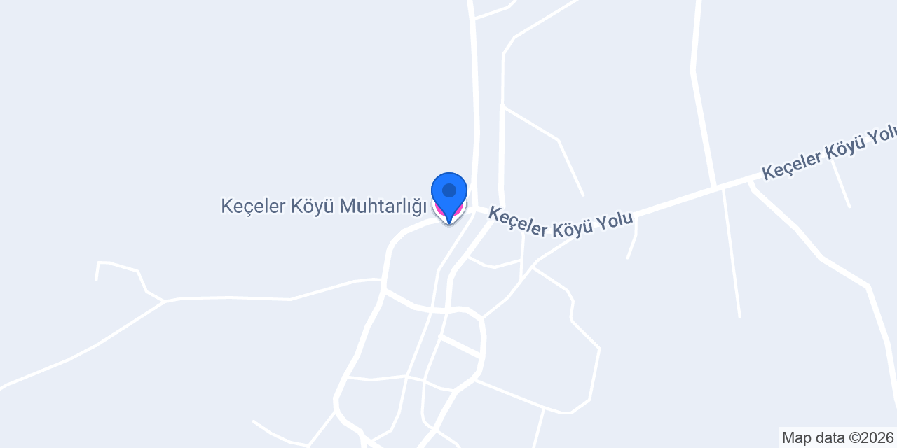 Keçeler Köyü Muhtarlığı konumu