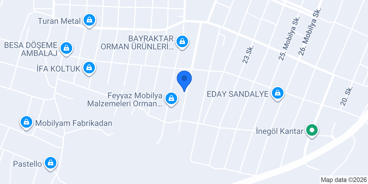 Tuğra Orman Ürünleri İnegöl konumu