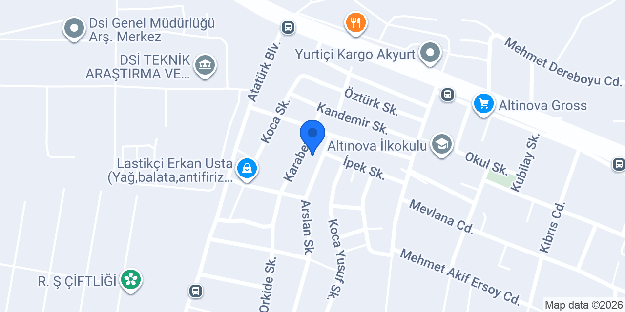 CANOĞLU İNŞAAT konumu