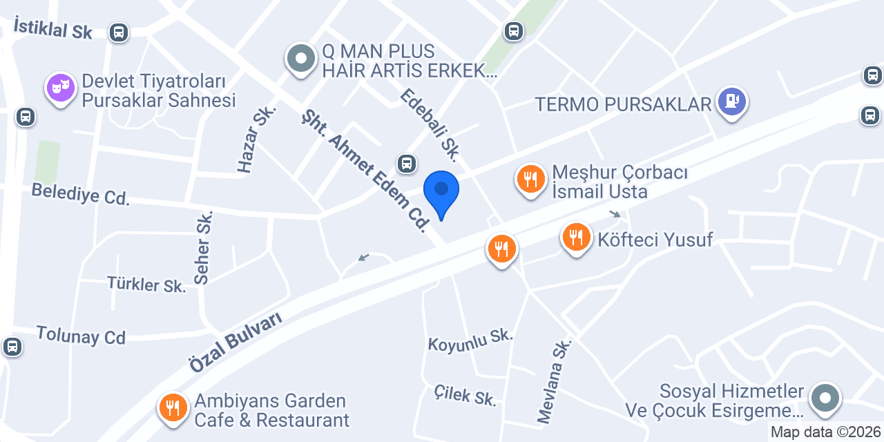 ANKARA GECE DÖNERCİSİ PURSAKLAR konumu