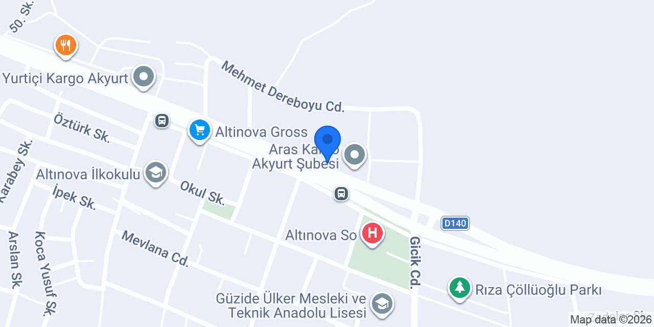 Musti Oto Lastik konumu