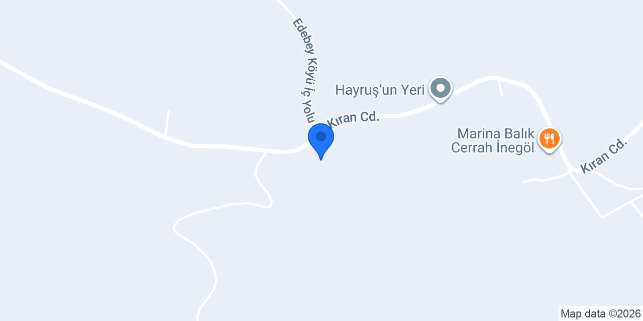 İnegöl yamaçparaşütü konumu