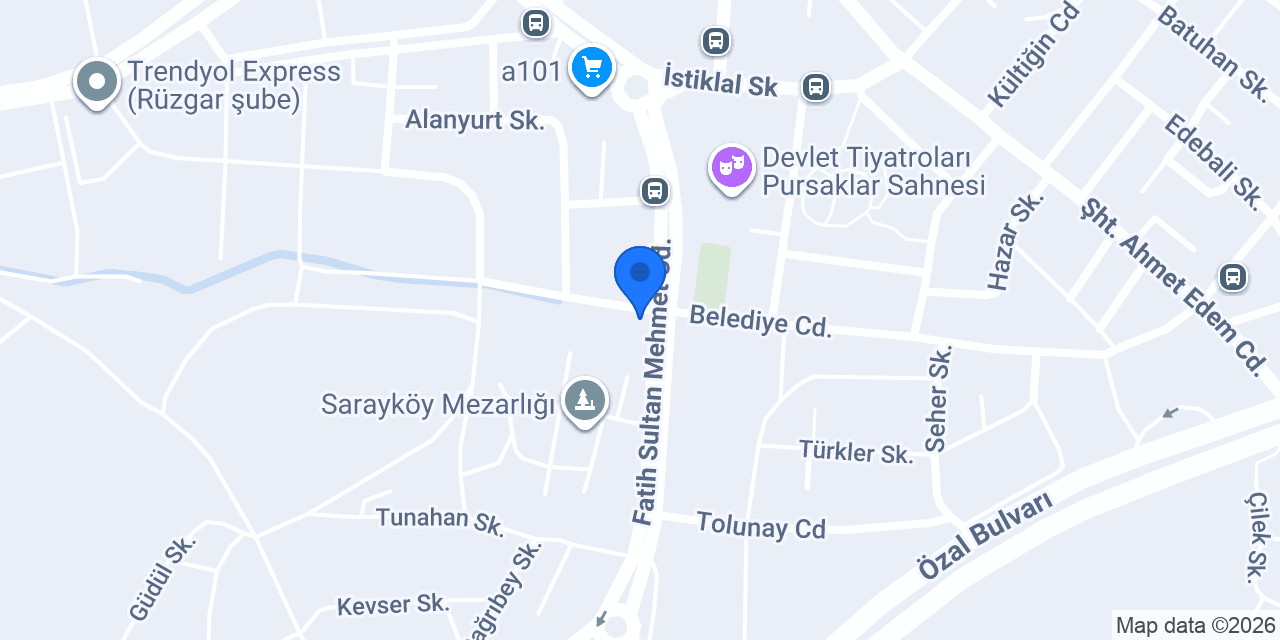 Saray Fatih Mahellesi Muhtarlığı konumu