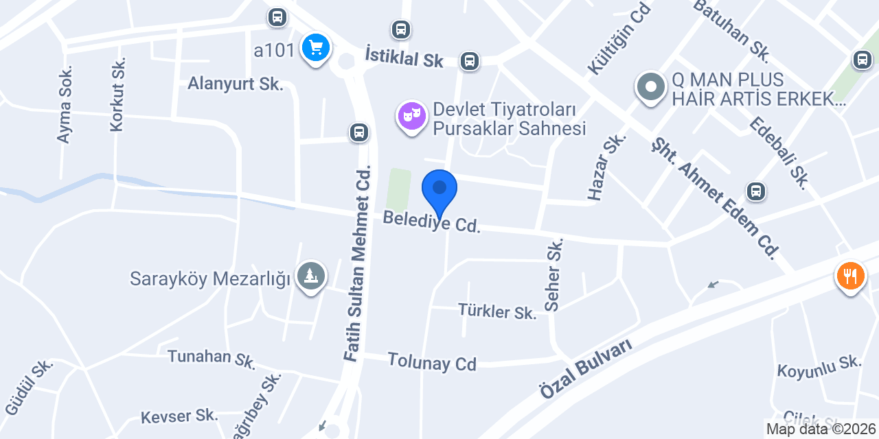 Pursaklar Rehberlik ve Araştırma Merkezi konumu