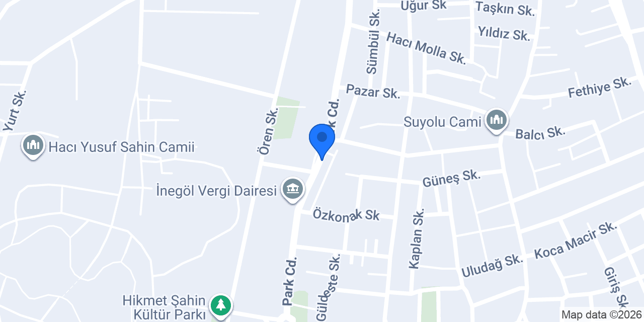 Şimşek Mimarlık konumu
