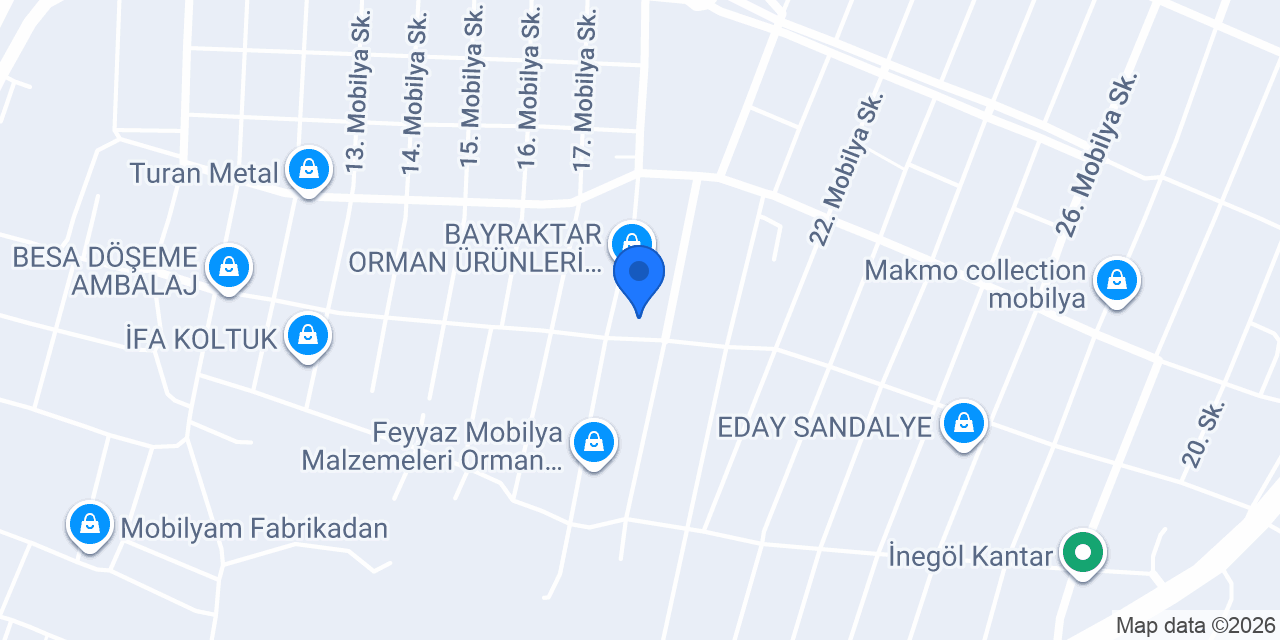 Nucca Mobilya konumu