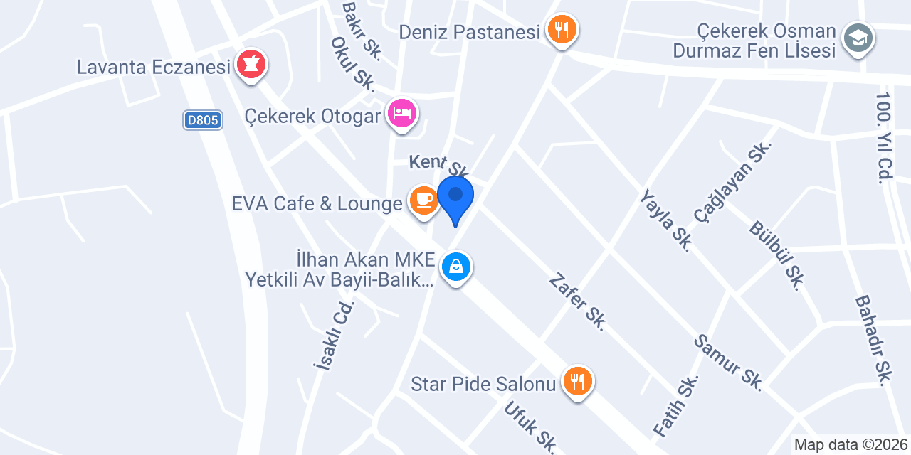 Akkan Ticaret konumu