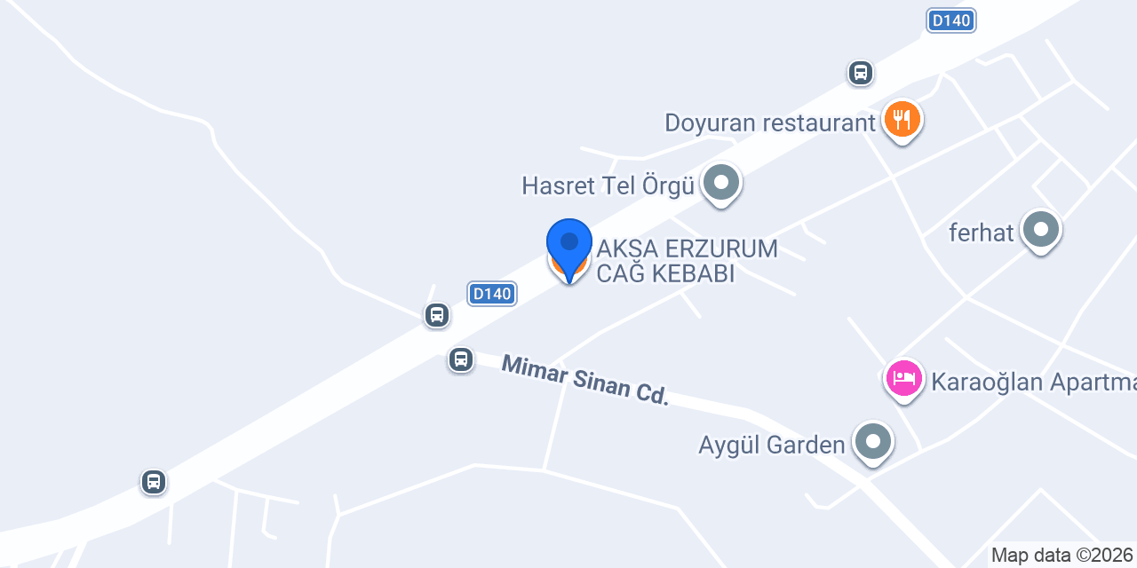 AKSA ERZURUM CAĞ KEBABI konumu