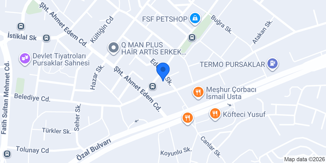 Saray Yıldızı Sürücü Kursu konumu
