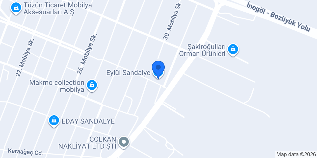 Eylül Sandalye konumu
