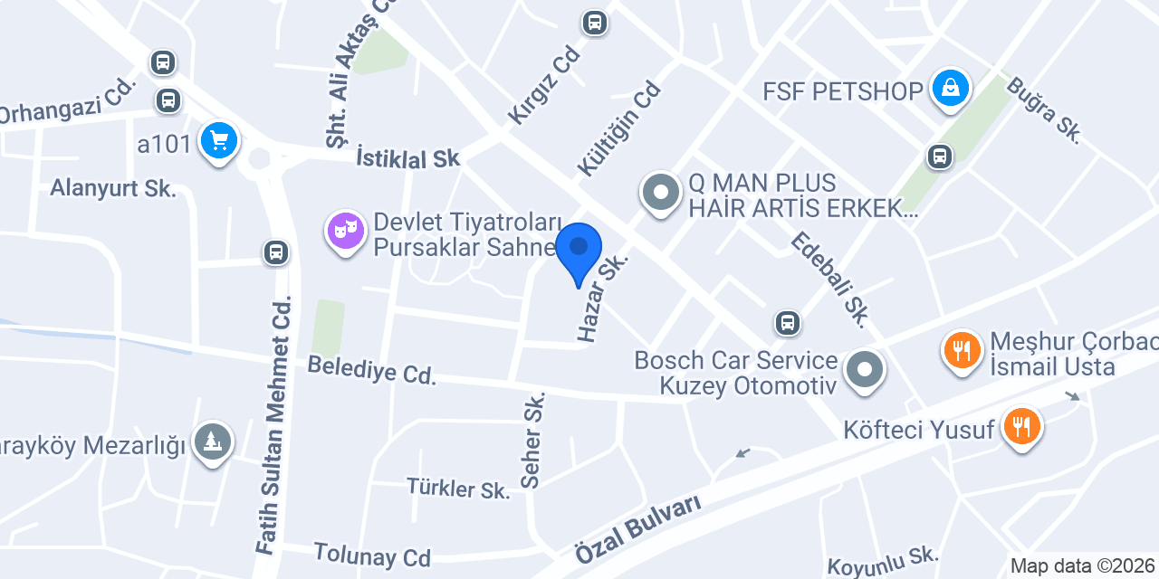 Berra Bayan Kuaförü konumu