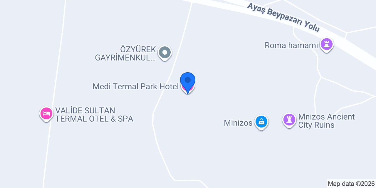 Medi Termal Park Hotel konumu