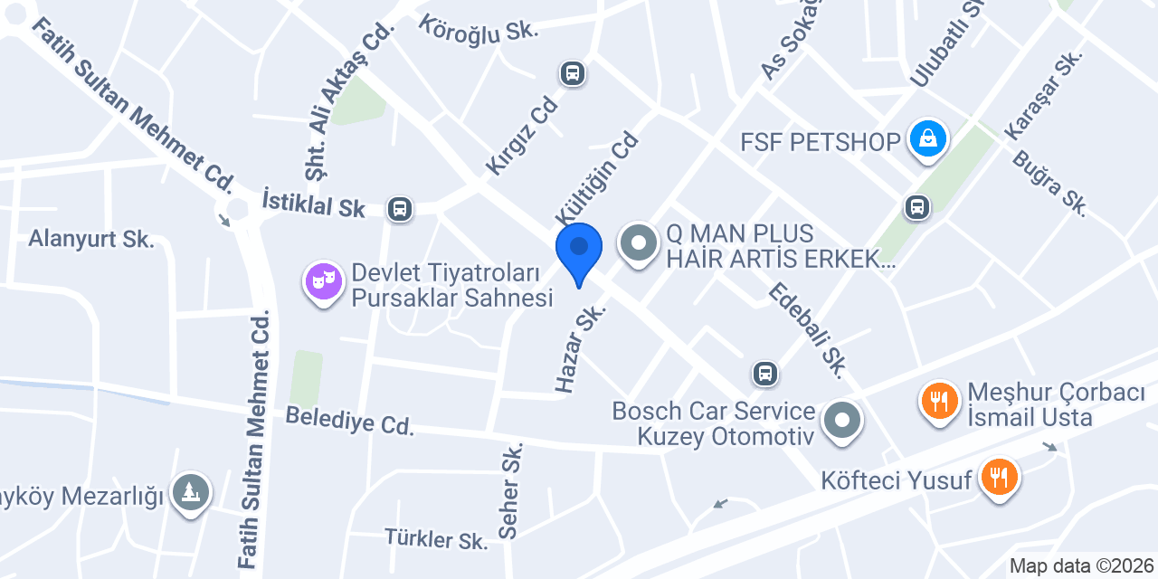 Helvacı Ali Pursaklar konumu