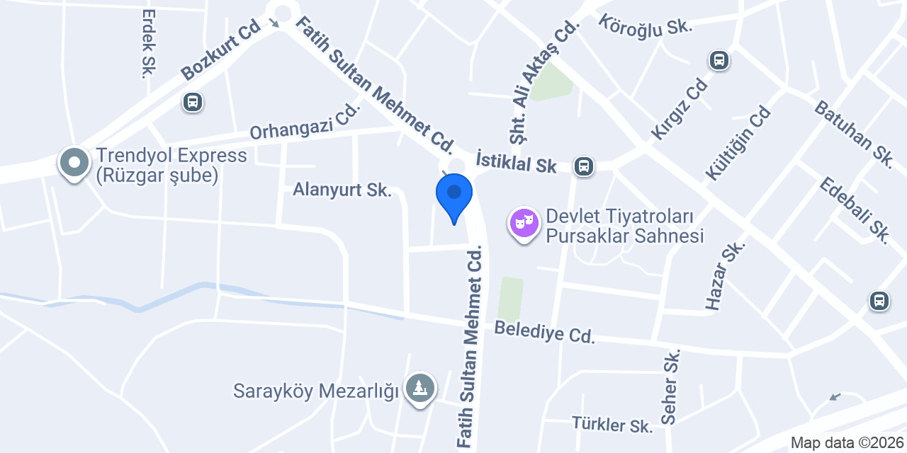 Diş Hekimi Merve Arslan konumu