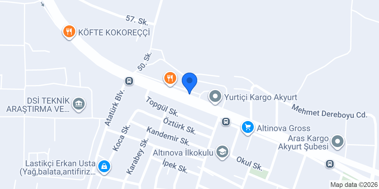 Çağlar Lojistik konumu