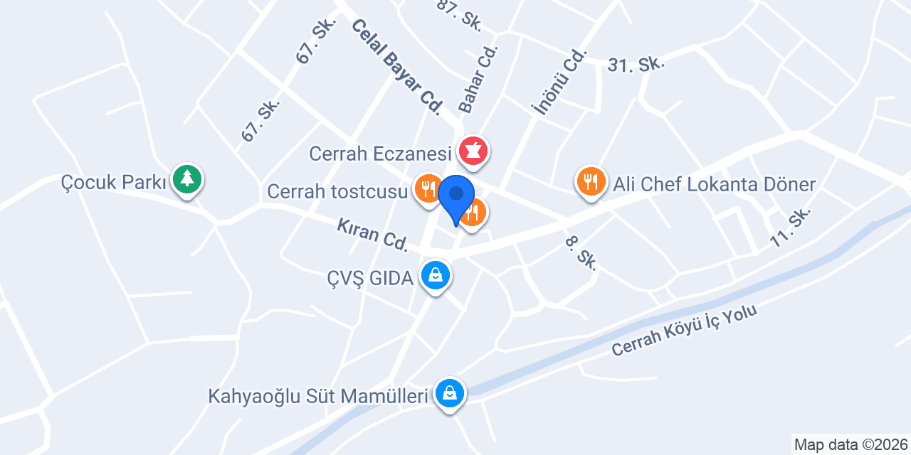 Tostçu Cemal konumu