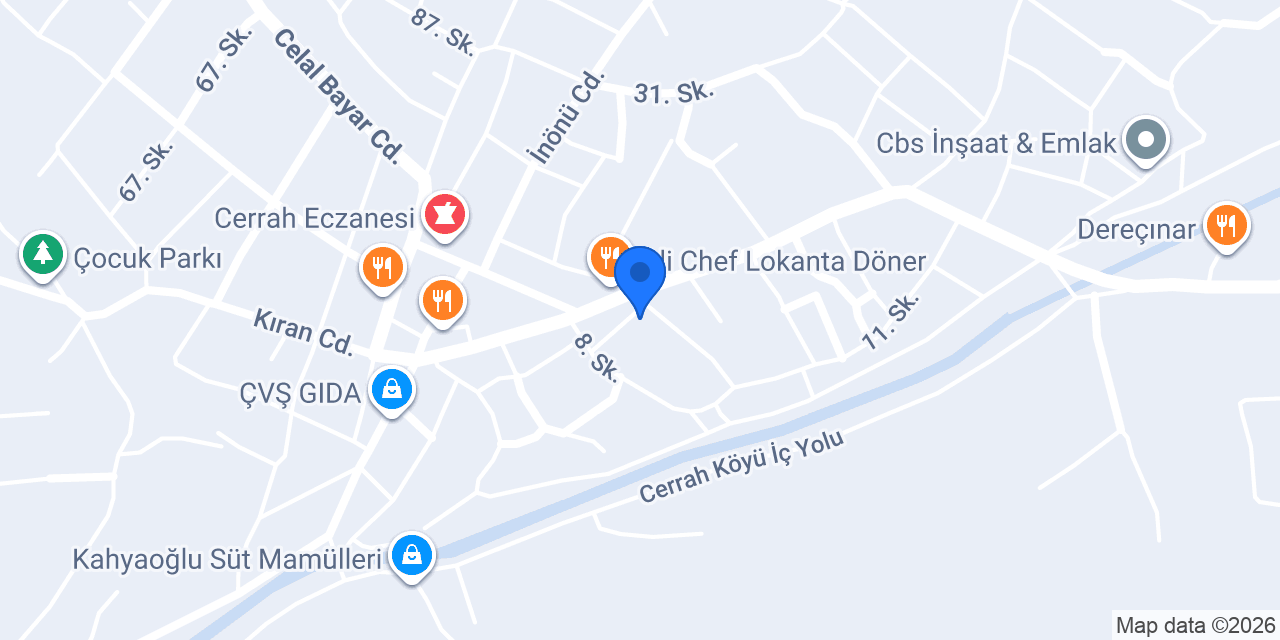 CERRAHDÖNER konumu
