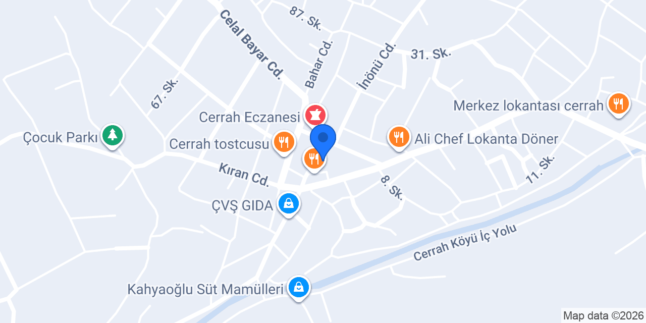 Ptt-cerrah Şubesi konumu
