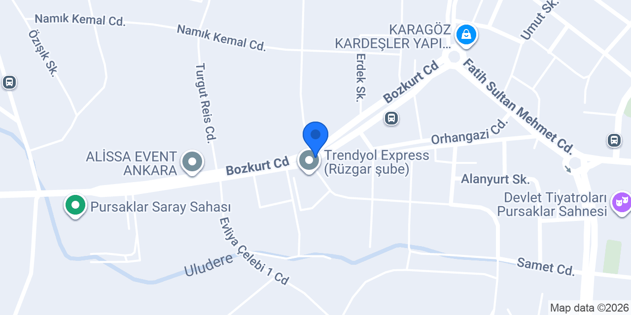 Korusu Pursaklar konumu