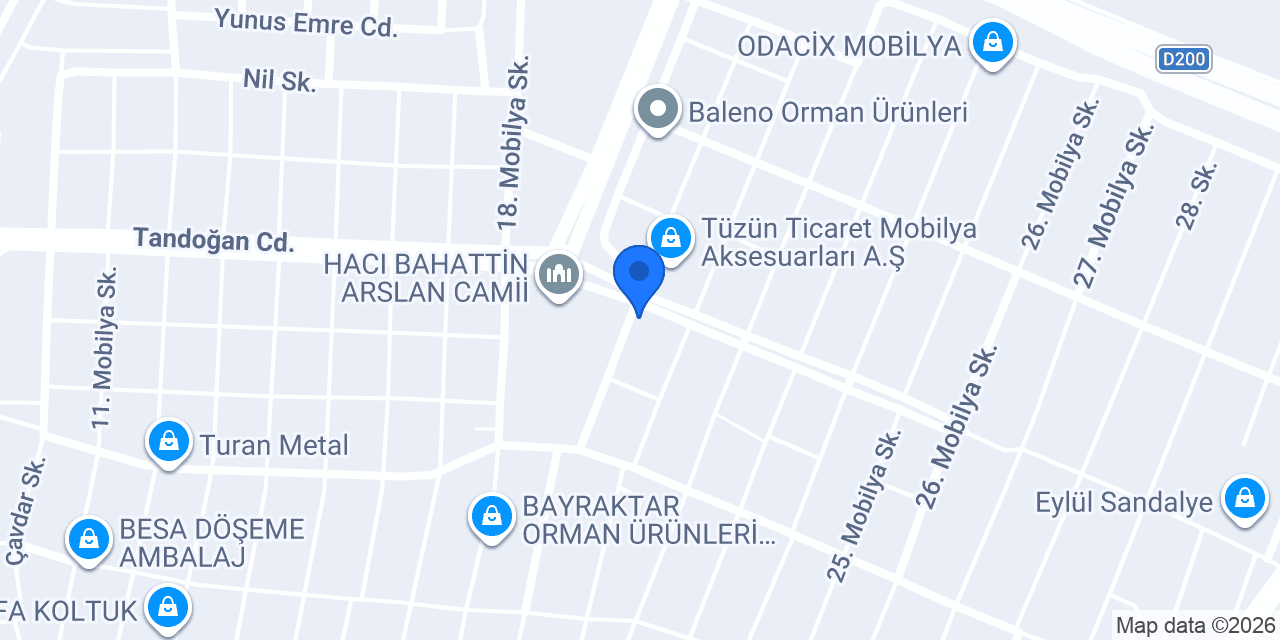 Erdemler Orman Ürünleri - İnegöl Kereste konumu
