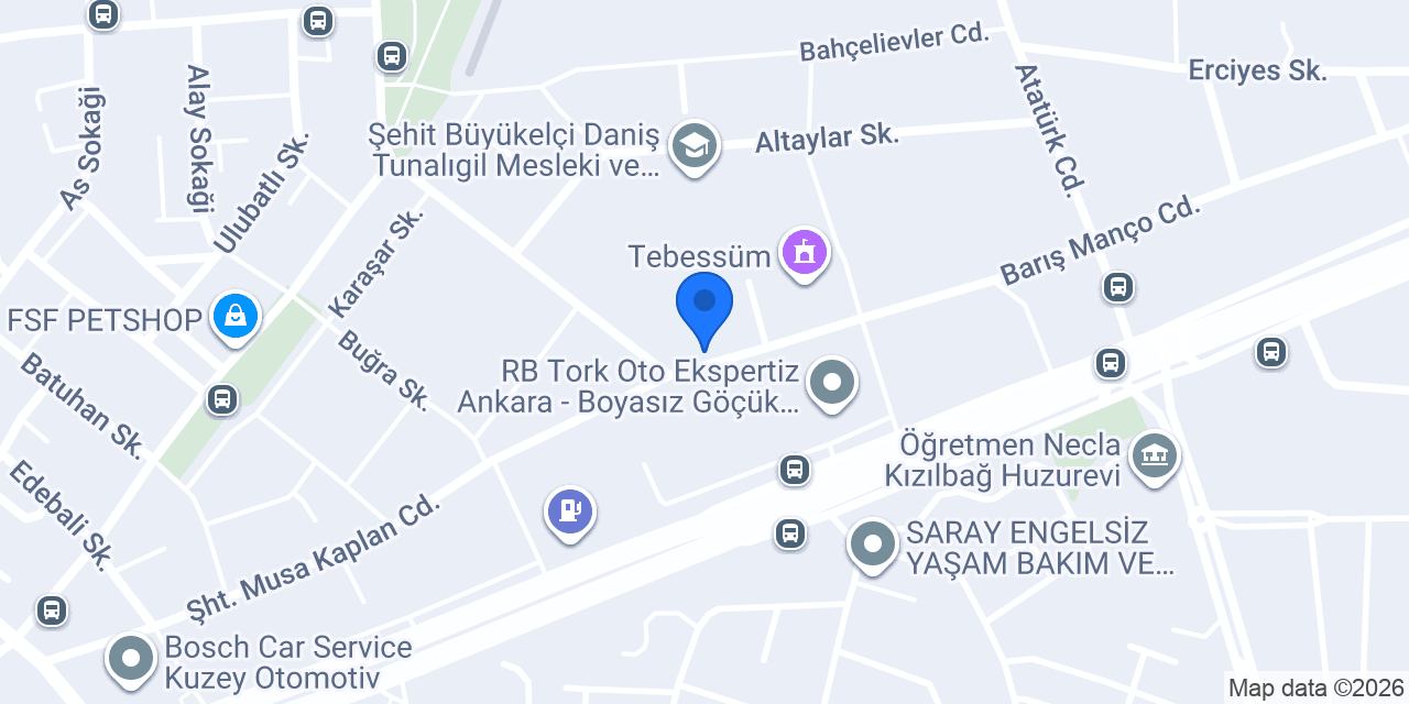 Saray İmam Hatip Orta Okulu konumu