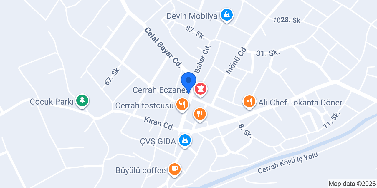 Yağmur Lokantası konumu