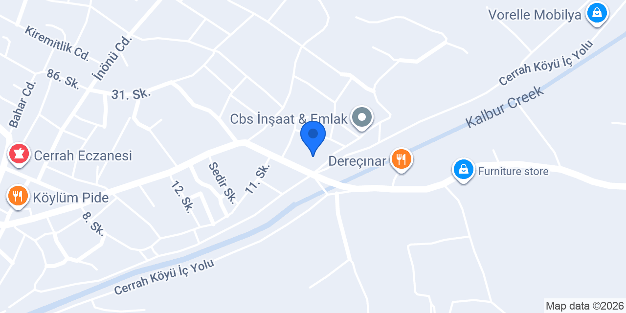 Merkez lokantası cerrah konumu