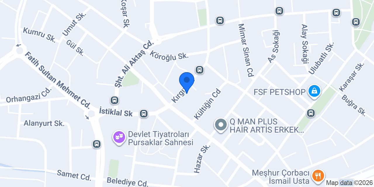 Hayzem Kitabevi konumu