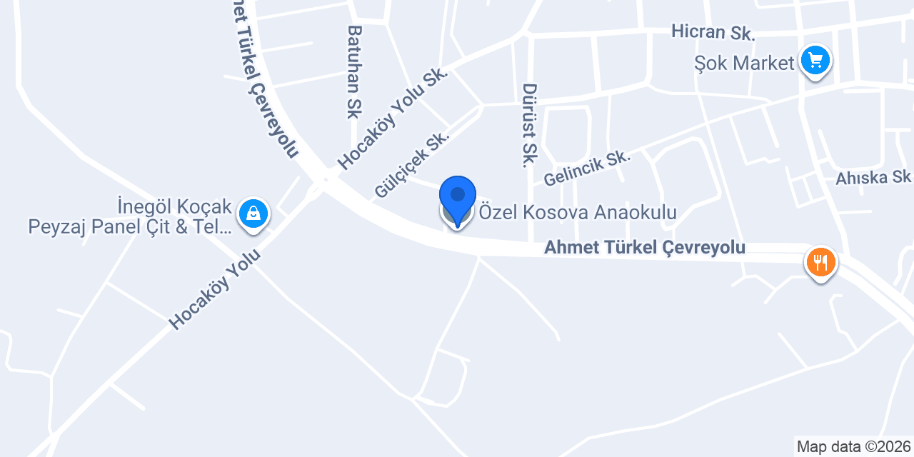 Özel Kosova Anaokulu konumu