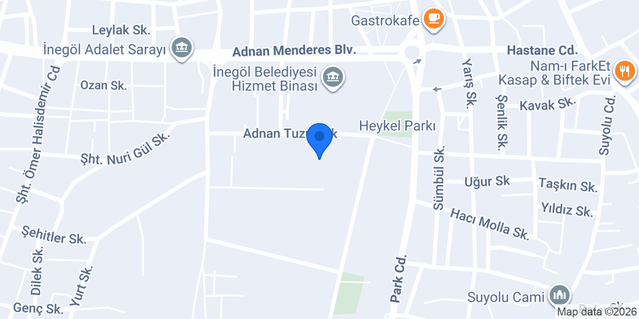 Yesil Vadi Resturant konumu