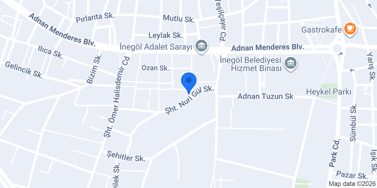 İnegöl İhya Medresesi konumu