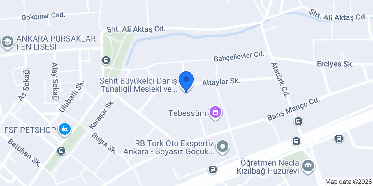Çiğdemtepe Şehit Mehmet Coşkun Kılıç Mesleki ve Teknik Anadolu Lisesi konumu