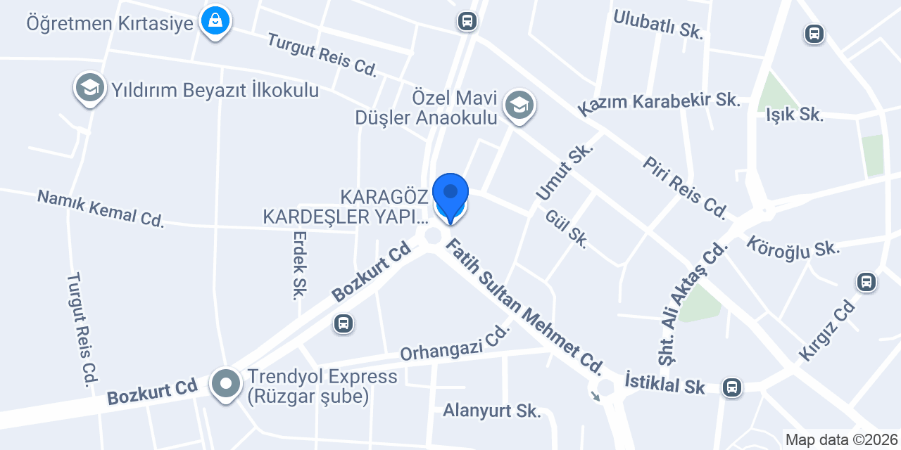 KARAGÖZ KARDEŞLER YAPI MARKET konumu