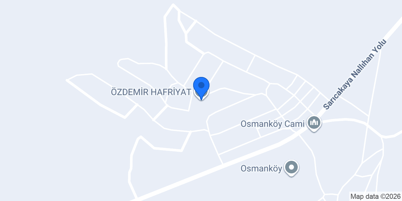 ÖZDEMİR HAFRİYAT konumu