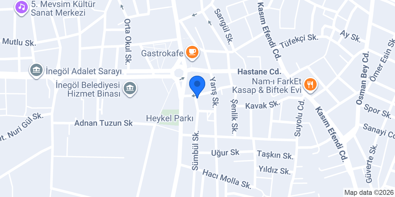 Arzu Mimarlık konumu
