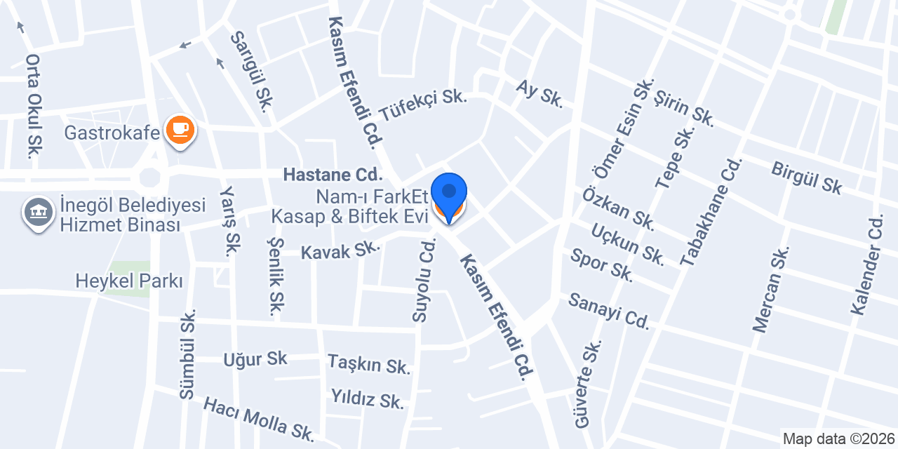 Nam-ı FarkEt Kasap & Biftek Evi konumu