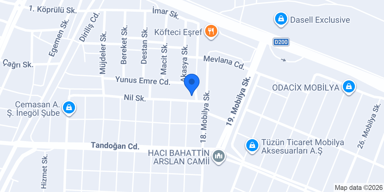 Saka Yemek konumu
