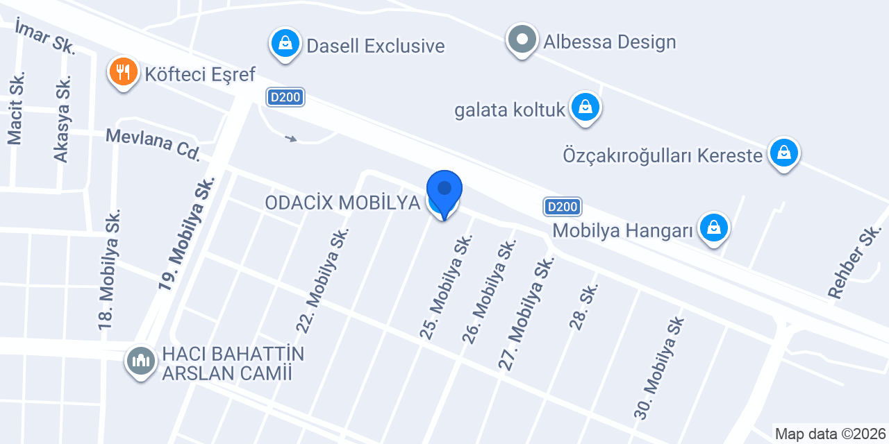 ODACİX MOBİLYA konumu