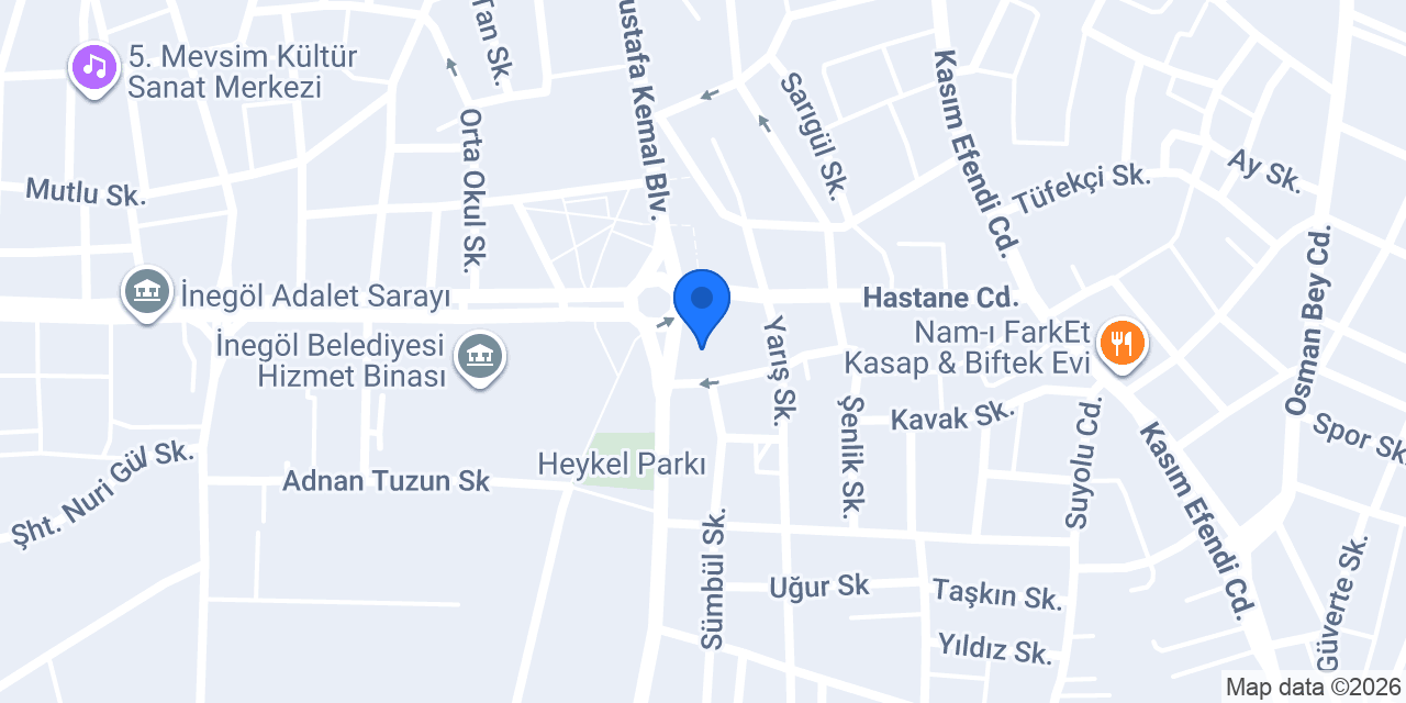 MAG Mimarlık konumu