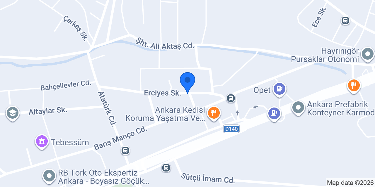 Saray Restaurant konumu