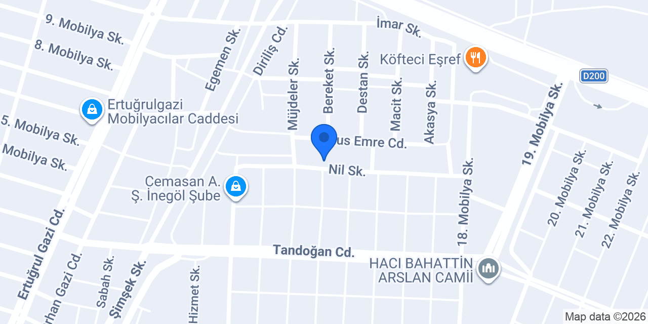 Eminoğlu Led konumu