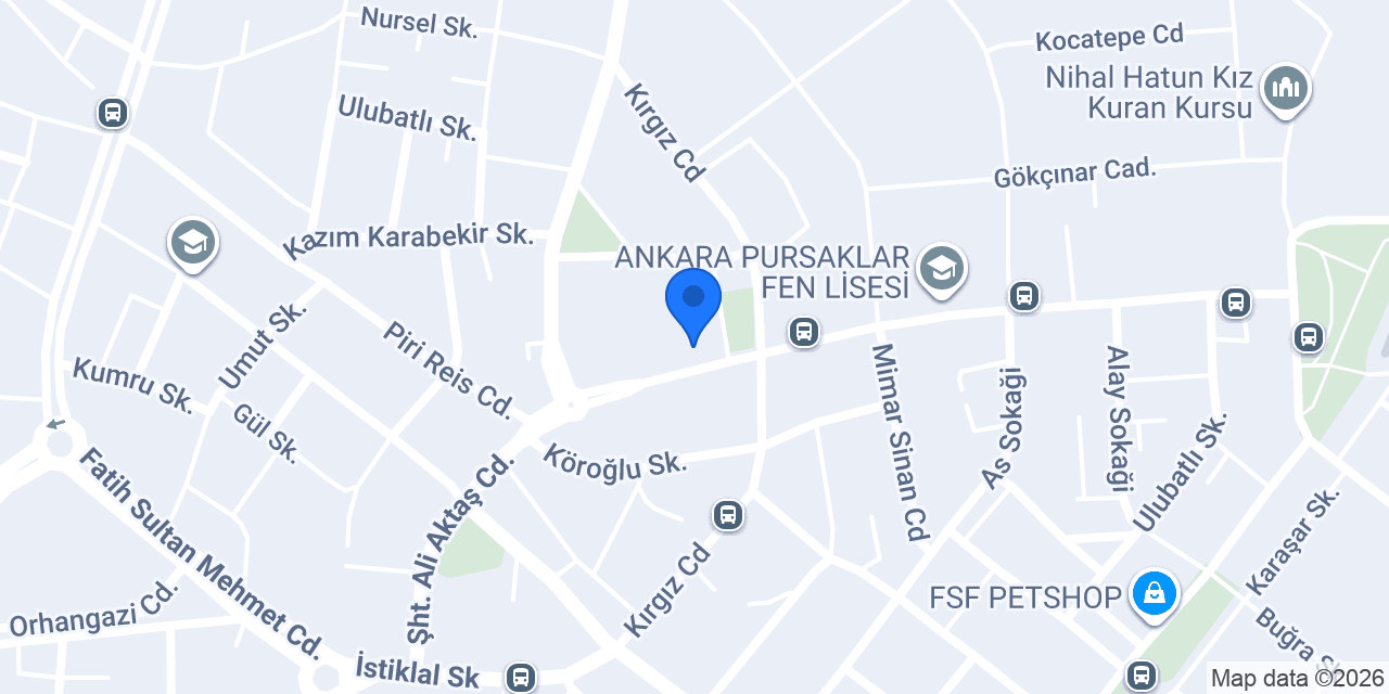 Saray İşler Kitabevi konumu