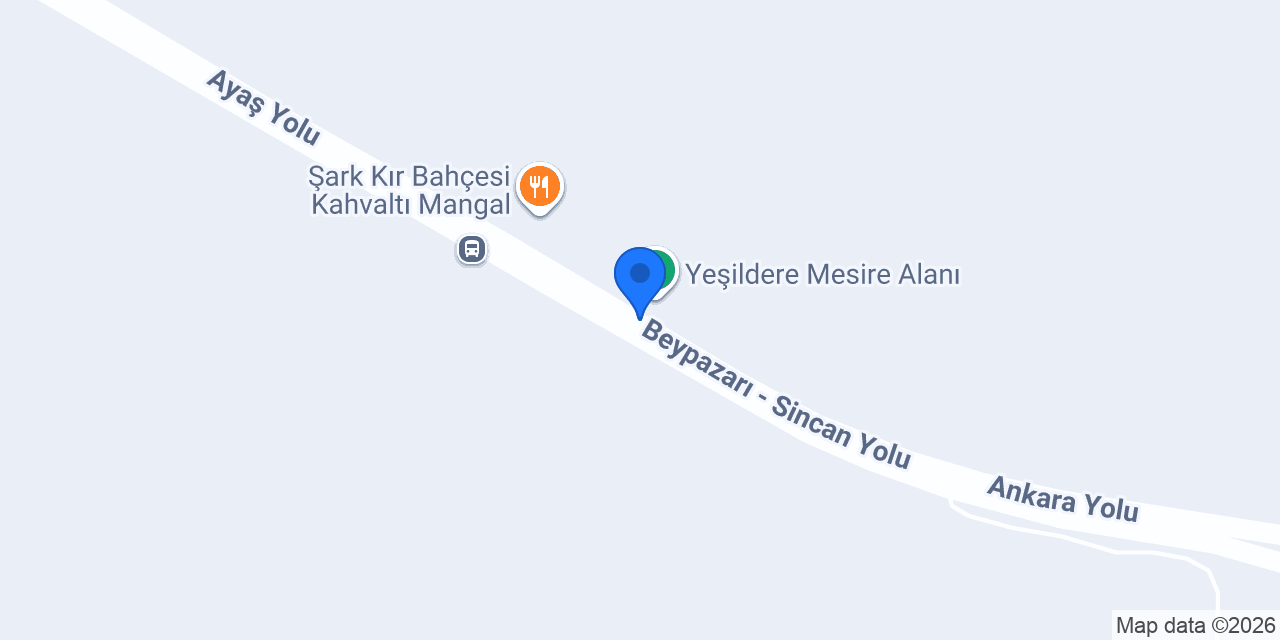 Yeşildere Orman Parkı konumu